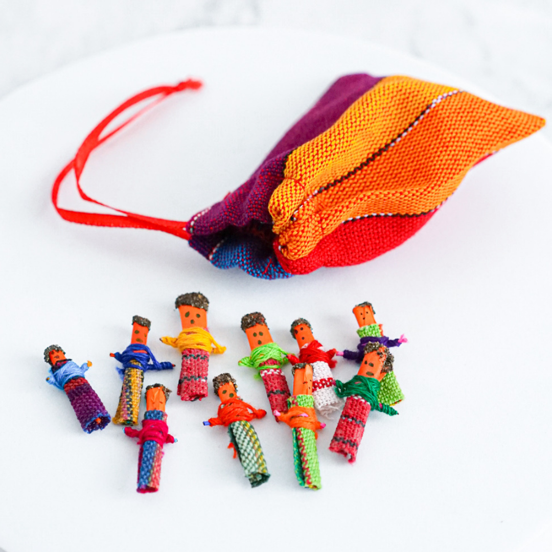 Small Guatemalan Worry Dolls